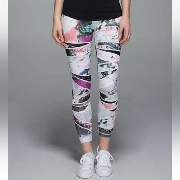 Lululemon High Times Pant Full-On Luon Pigment Wave Multi - Picture 1 of 8